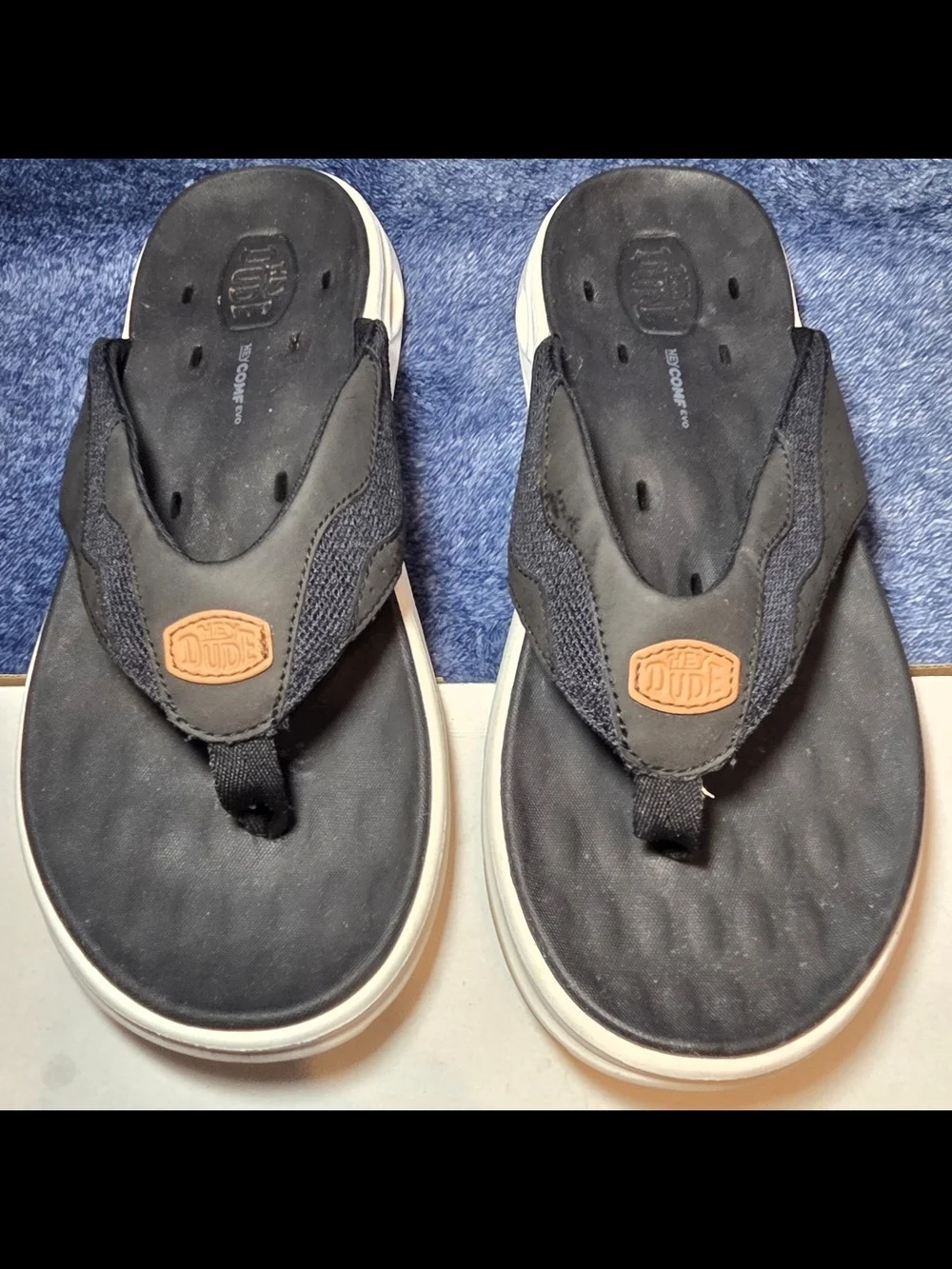 HEYDUDE Men's Hey2O Flip Flop Mesh Sandals
